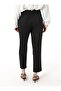 Classic Trousers with Clamp Detail - Black - Refka - 5
