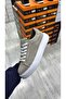 Beige Genuine Suede Leather Lace-Up Casual Sneaker Shoes - 4