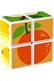 Magicube Printed Fruit Building Set + Idea Cards | STEM Educational Magnet Toys, Swiss-Made 1 - 5