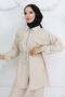 Stone Linen Airobin Suit Stone Color 4766 - 2