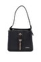Stylish Zippered Modern Shoulder Bag Women's Useful Bag Black
