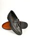 Vittorio genuine leather handmade men's black suede leather loafer - 5