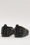 Women's Stone Detailed Stylish Daily Ballerina Shoes Black - Silver - 4