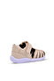Winco Baby Girl and Boy Single Velcro Leather Soft First Step Sandals Beige Color - 3