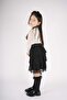 23 April 29 October Concept Sleeve Tulle Detailed Layered Tutu Skirt Suit - 5