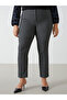 Azestrend New Season Elastic Waist Houndstooth Patterned Women's Trousers - 6