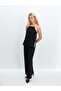 Black Halter Neck Women's T-Shirt - 2