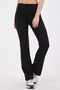 Joy High Waist Pocketed Slimming Spanish Leg Boot Cut Women's Leggings Black - 5