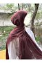 Hijab Cotton Crash Shawl Bitter Brown - 3