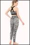 Women's Leggings High Waist Recovery Black Leopard Digital Printed Comfortable & Stylish Model - 7