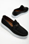 Full Orthopedic Gel Poly Sole Black Classic Men's Shoes - 4