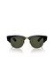 RAY BAN Unisex SQUARE Sun- RB 0316S - lense size:53mm - BLACK ON ARISTA - 5