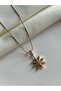 Zircon Stone Polar Star Model Steel Necklace - 5
