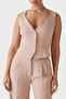 Regular Fit V-Neck Logo Button Vest - Matea W5Rh85Wgx02 F6K9