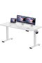 FlexiSpot Modern Adjustable Standing Desk Ergonomic 150x60 cm - White