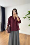 Melesa Burgundy Bead Detailed Shirt - 3