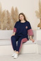 2 Thread Tekalt Detail Women's Comfortable Sports Suit - 4