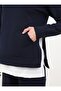 Slit Tracksuit Set - Navy Blue - Por La Cara - 5