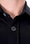 Organic Cotton Regular Fit Men's Black Pocket Shirt - 2