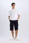 Slim Fit Slim Fit Cargo Pocket Basic Plain Capri Shorts T4693Az25Sm - 2