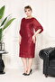 PUL PAYET BLACK EVENING DRESS, SPECIAL DAYS, WEDDING ELITE TREND, NEW, BOAT NECK, ZAR PAYET - 5