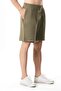 Elastic Waist Multi Above-Knee Muslin Men's Summer Shorts Khaki Hk - 3