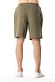 Elastic Waist Multi Above-Knee Muslin Men's Summer Shorts Khaki Hk - 2