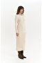 Melbourne Beige Organic Long Knit Dress - 4