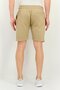 Men 2 Pack Solid Drawstring Fleece Shorts, Beige - 3