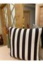 Pack of 2 Black & White Patterned Digital Printing Throw Pillow Covers - 3
