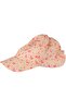 Girl's Orange Yellow Heart Printed Hat 1-3 Years - 2
