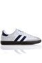 Unisex Sneaker Flexible Soft Sports Shoes White Navy Blue - 2