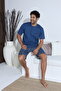 Men's Short Sleeve Shorts Men's Pajama Set New Season - 8