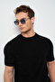 Terry Fabric Regular Fit Crew Neck T-Shirt - 4