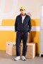 بنطلون Ds Damat Relaxed Fit باللون الأزرق الداكن من Dobby رفيع وخفيف الوزن Rpt Jogger - 3