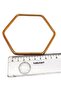Smoked Color Hexagonal Metal Bag Angel Bag Accessory - 3
