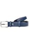 Sterio Genuine Leather Men's Classic Belt Navy Blue