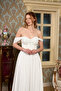 Lenta Wedding White Pearl Detailed Chiffon Maxi Boy Helen Wedding Dress - 2