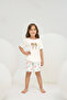8834 Girl's Printed Pajama Set - 2