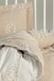 Baby Muslin 100% Cotton Jacquard Duvet Cover - Bear Gold - 4