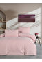 Double Duvet Cover Set - Dusty Rose (Without Sheets)