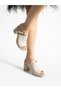 Topaz Cream Buckle Detail Women's Slippers - 3