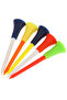 Mixed Color 100pcs 100pcs Golf Tees Mix Colors 83mm Plastic Durable Cushion Top Golf Ball Holder Go - 8