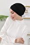 Winter Hijab Bonnet,B-9O,Black - 5