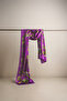 100% Silk Shawl Scarf (45X165 cm) - Vincent Van Gogh (Almond Tree Purple) - 2
