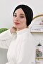 Winter Hijab Bonnet,B-9O,Black - 6