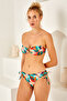 Aksesuarlı Soft Straplez Bikini Tek Üst - 5