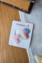 2-Piece Colorful Heart Soft Hairless Baby Buckle - Gift Set of Baby Girl Buckle with Less Hair - 3