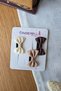 3-Piece Bow Soft Baby Buckle - Set of Buckles for Babies with Less Hair and Newborns - 2