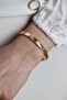 Silver & Gold Color Thick Model Bracelet Handcuffs - 3
